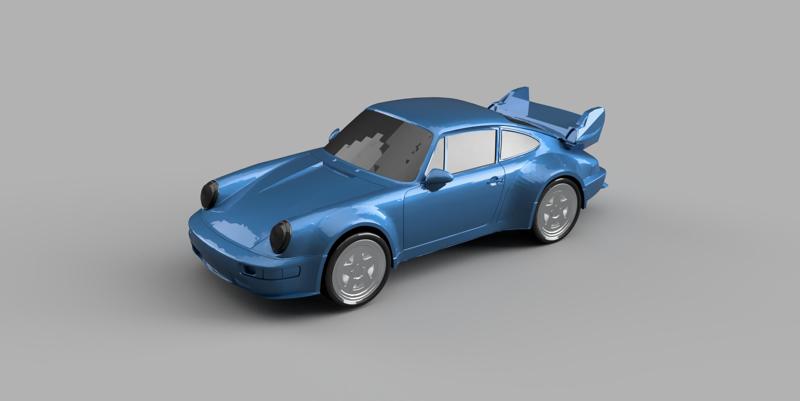 Multicolor- RWB Porsche 911 (964) Turbo