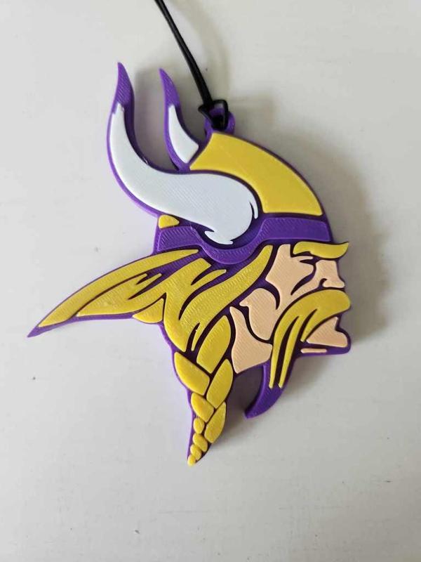 Minnesota Vikings Car Rearview Mirror Ornament