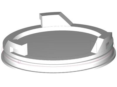 Batteriedeckel für E-Bike mit Puriondisplay