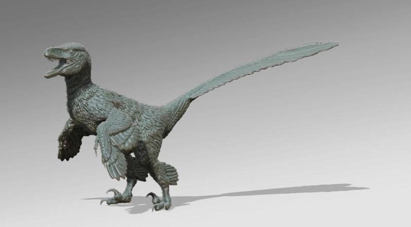 Latenivenatrix sculpture