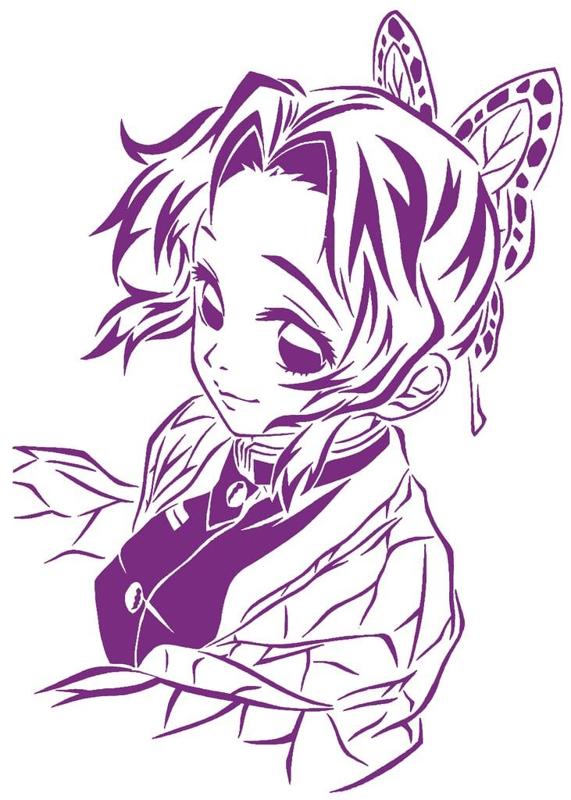 Shinobu Kocho stencil 7