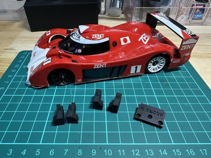 Kyosho Toyota GT-One Ts020 Body Mounts for GL LMP2 Chassis