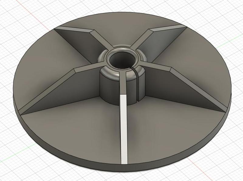 BMW E30 Spare tire stud cap - 51471904726