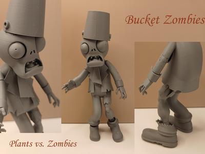 Halloween Iron Bucket Zombies