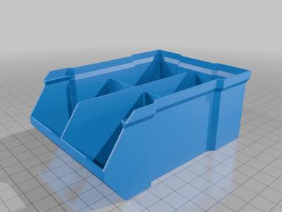 Stackable Box 4 slipt