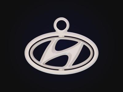 Hyundai Gyro Keychain