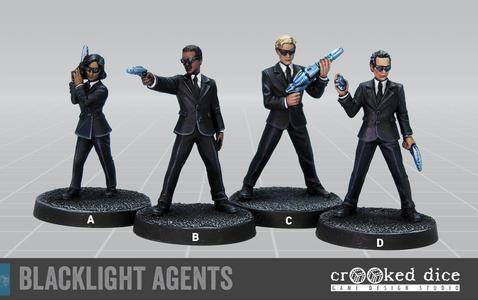 Blacklight Agent - 4 Minis