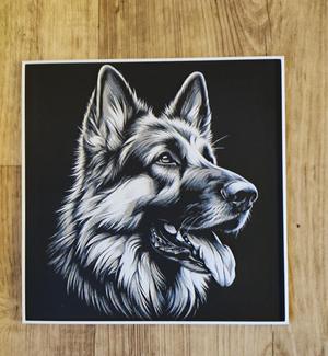 German Shepherd hueforge