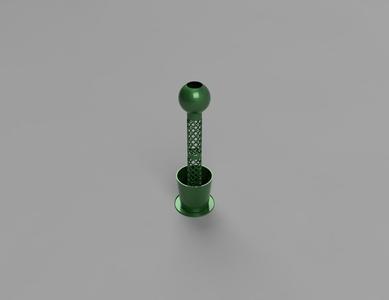 House Plant Setup with Stackable Moss Pole