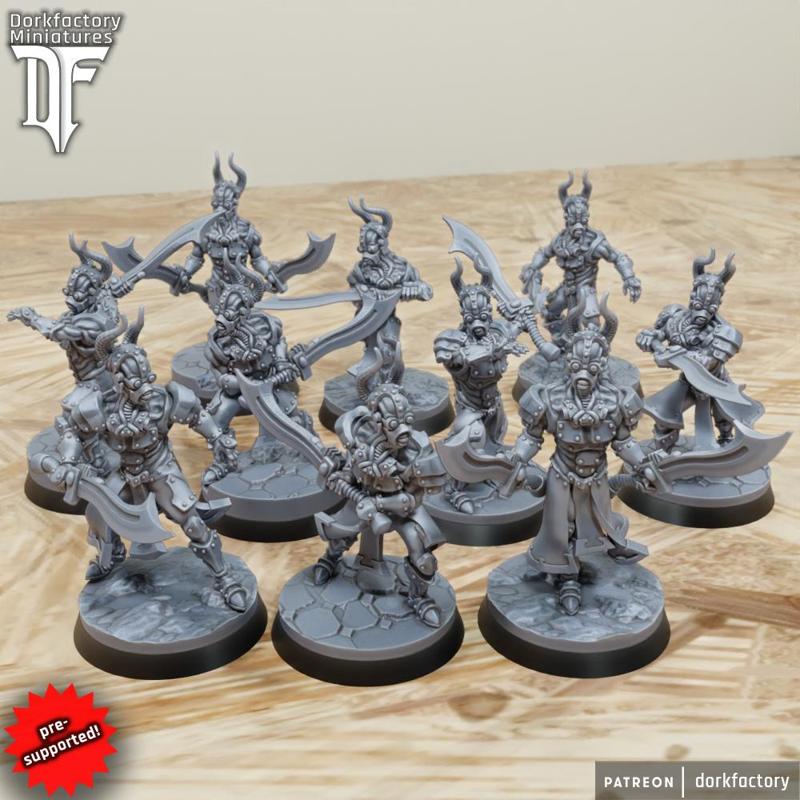 Blademaster Demons | dark evil cyborg space pain elf of elves