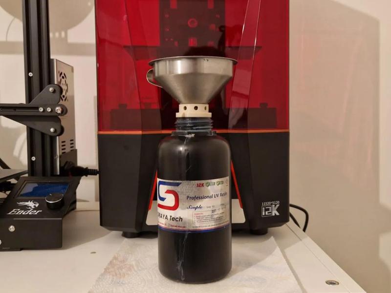 Air Flow Bottle Adapter for Resin Funnel