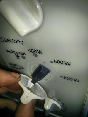 Microwave knob repair