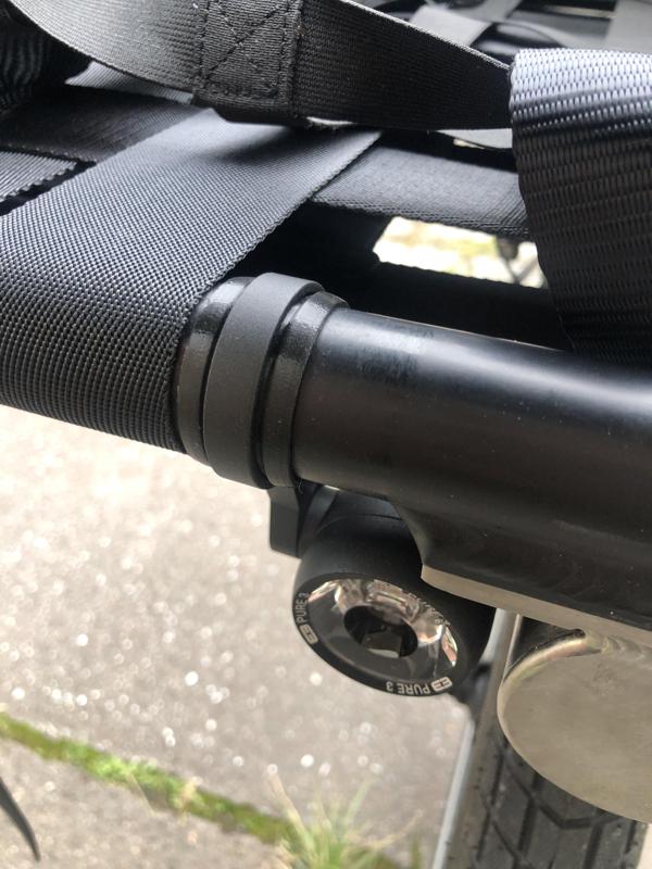 Supernova light ring adapt front rack Omnium cargo bike