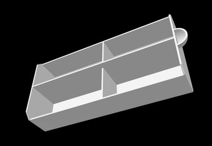 Split Drawer in Quarter or Half