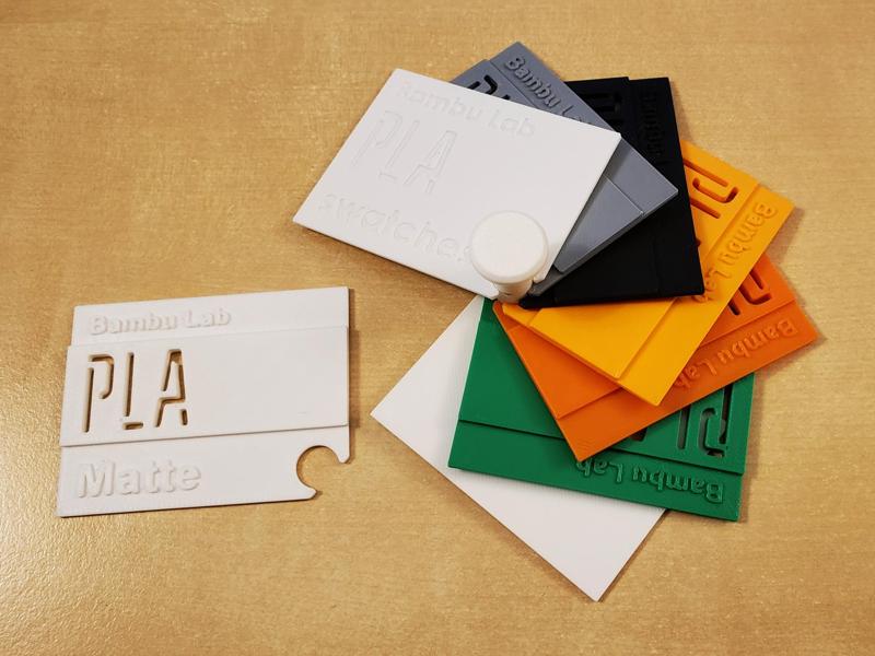 Detachable Filament Swatches