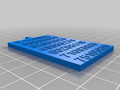 pi keychain