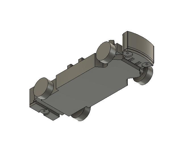 Jiabaile 1:43 Scale Drift Car Body Mounting Files