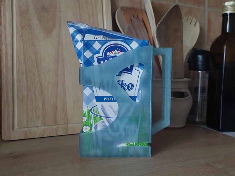 Milk box holder