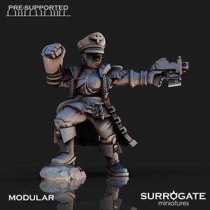 Commissar Victoria  The Faceless  Voran Surrogate Miniatures September Release