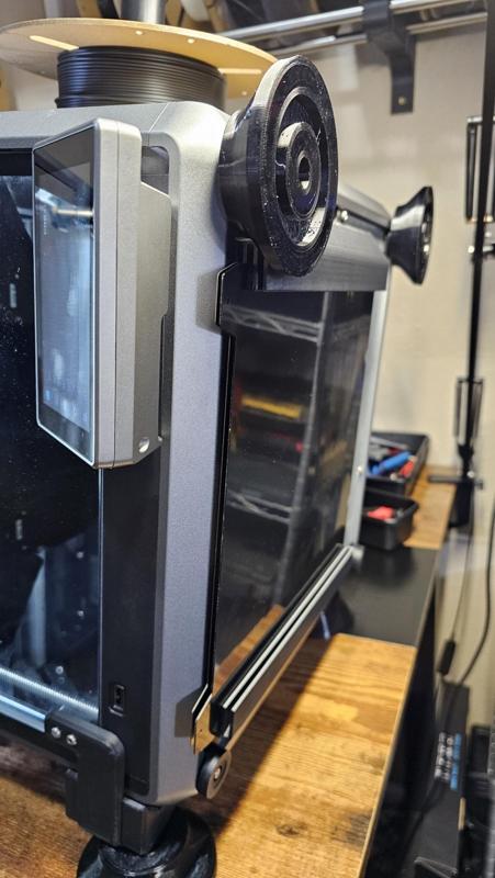 Creality K1 Larger Feet w Plate Holder Cutouts