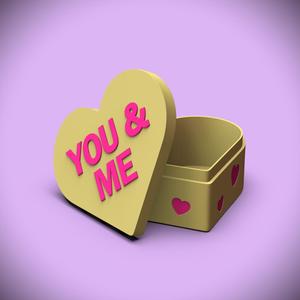 You & Me -Candy Heart Gift Box (+Bambu 3mf)