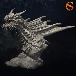 Bust Dragon Angrilicon