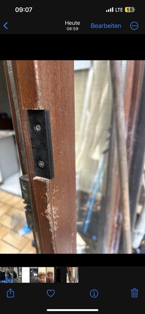 Blende für Balkon Tür