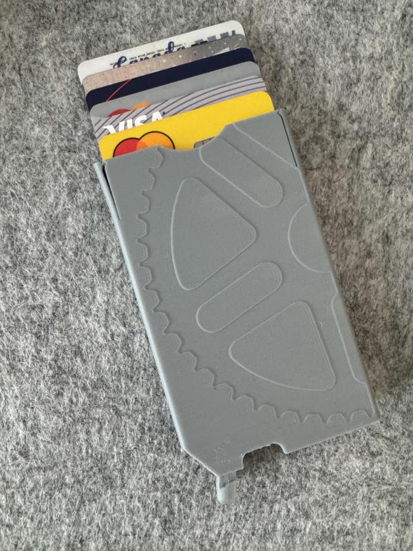 Slim Popup 6 card wallet