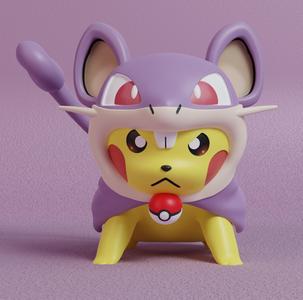 Pokemon - Pikachu Cosplay Ratatta