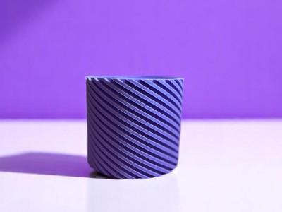 Modern Spiral Vase
