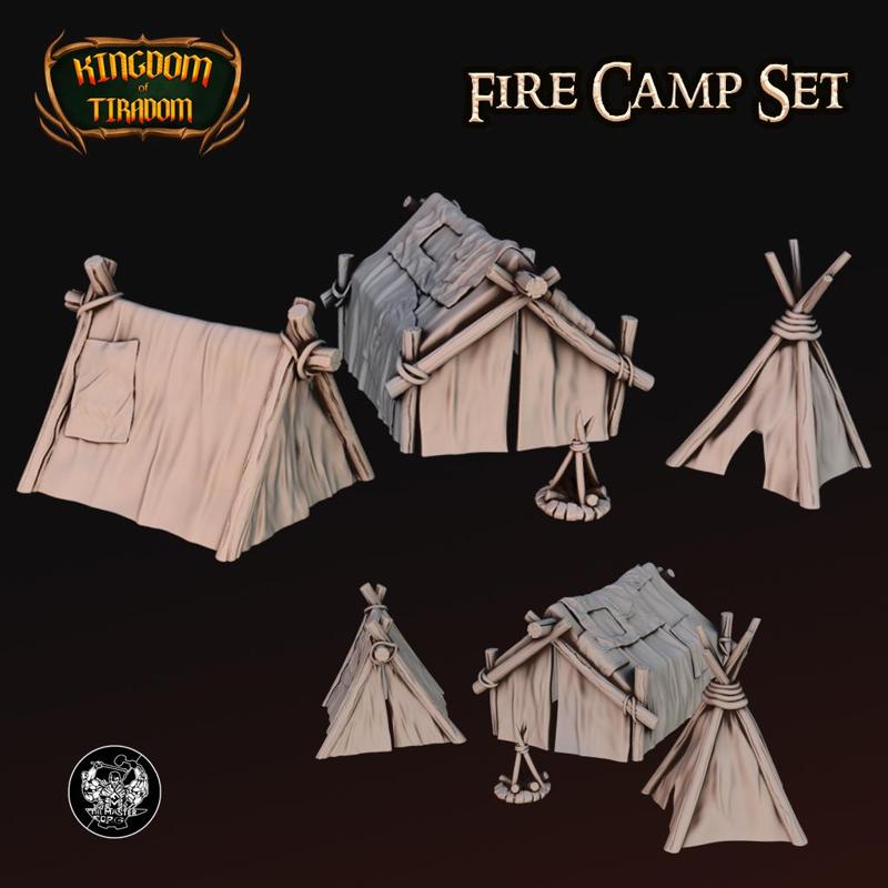 Campfire Scene Set