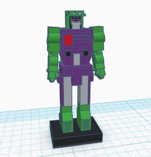 Micro scale Transformers Mixmaster for Kingdom Ark & Legacy Nemesis