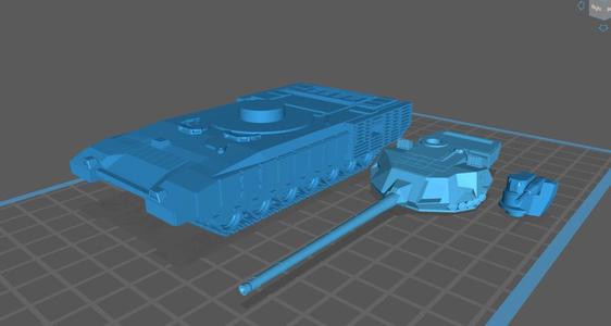 T-14 Armata, v 3, 1-100 scale