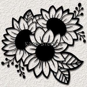 sunflowers wall art flowers wall decor farmhouse kitchen decoration