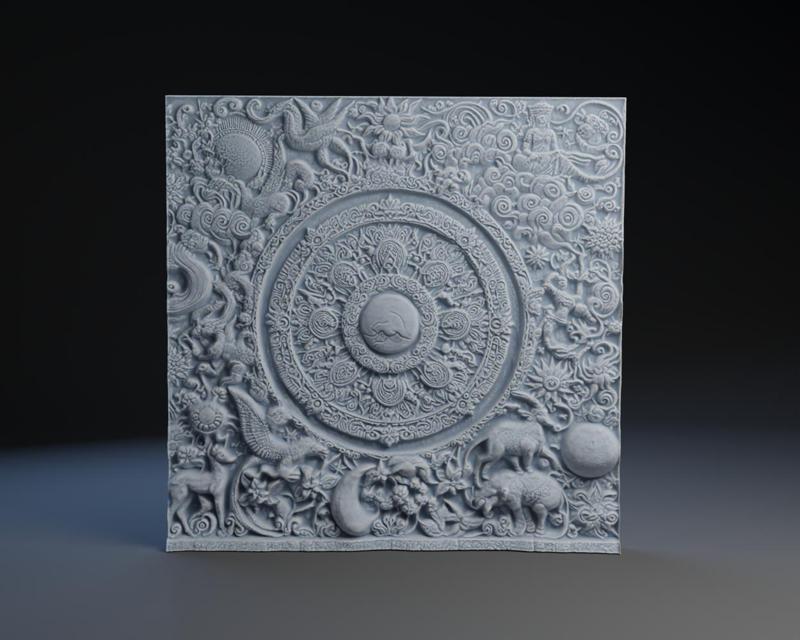 Heavens Wheel Plaque