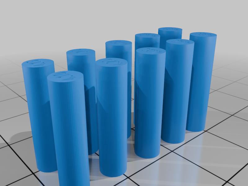 Measurement rods - 4,10mm - 4,55mm