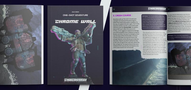 Cyberstash One Shot - The Chrome Wall