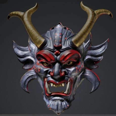 Samurai Oni Mask