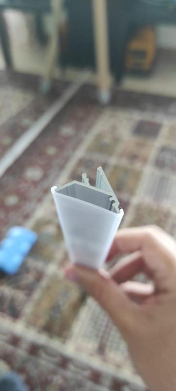 45 Degree LED Aluminum edgeless Profile Support