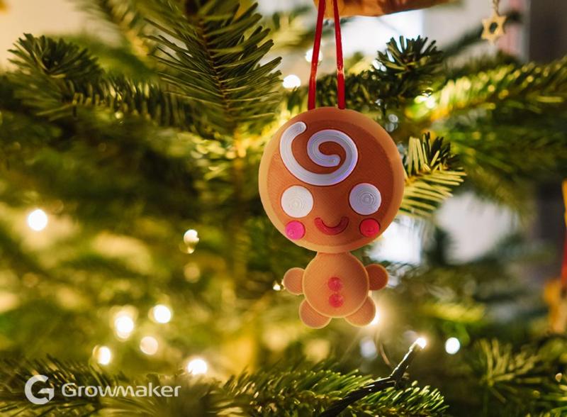 Articulated Gingerbread Ornament