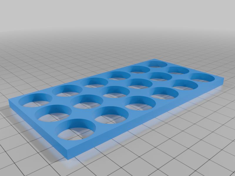 6x3 18650 Battery Holder (18 Batteries)