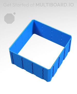 4x4x2 - Topped Multipoint Rail - Pop-In Multibin Shell Extension
