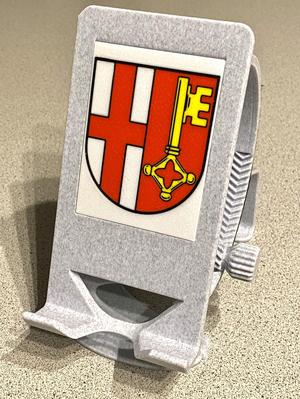 Multi-color Cover Plate for revised Phone Holder (here: Crest of Berndorf)