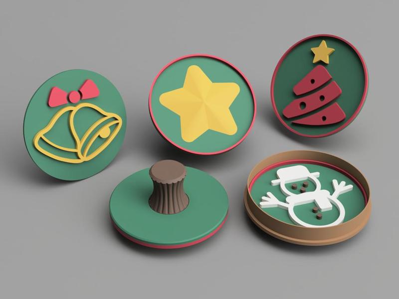 Christmas Cookie cutter and stamp