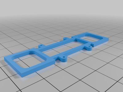 75mm whoop 2s battery strap 2020 mounting holes