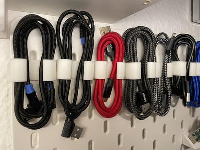 Ikea Skadis USB-Cable Hook