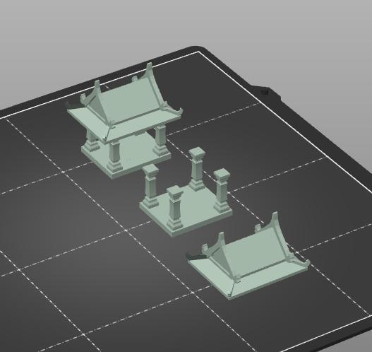 Sala Thai - Thai Pavilion Model Scaled