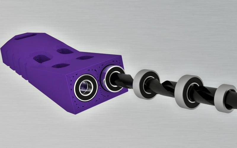 Pocket Hole Wood Jig use 688 Bearings or M8/M10 Nuts