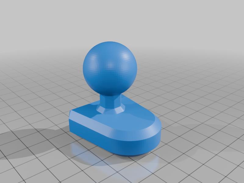 Radio Speaker Mic Holder Ram Ball