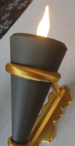Tea light torch holder